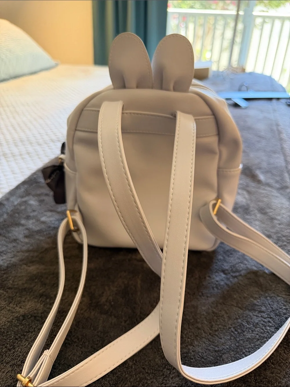 Sumikkogurashi: Light Blue Clear-Pocket Mini Backpack